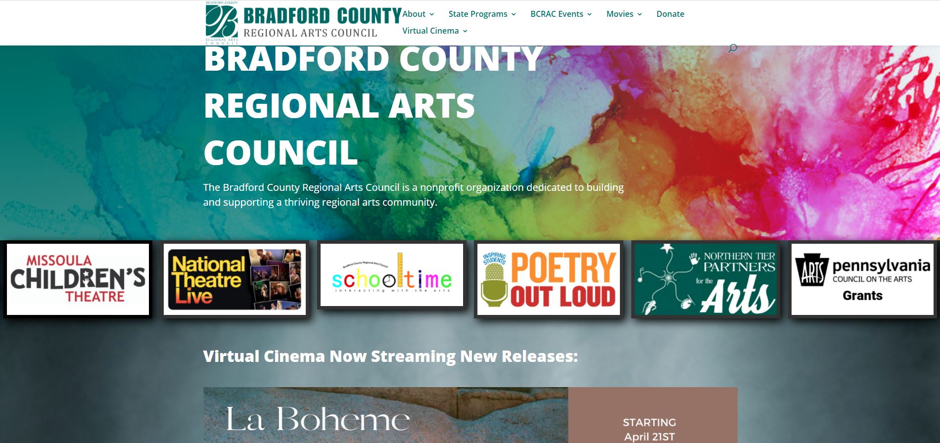 bradford county regional arts council